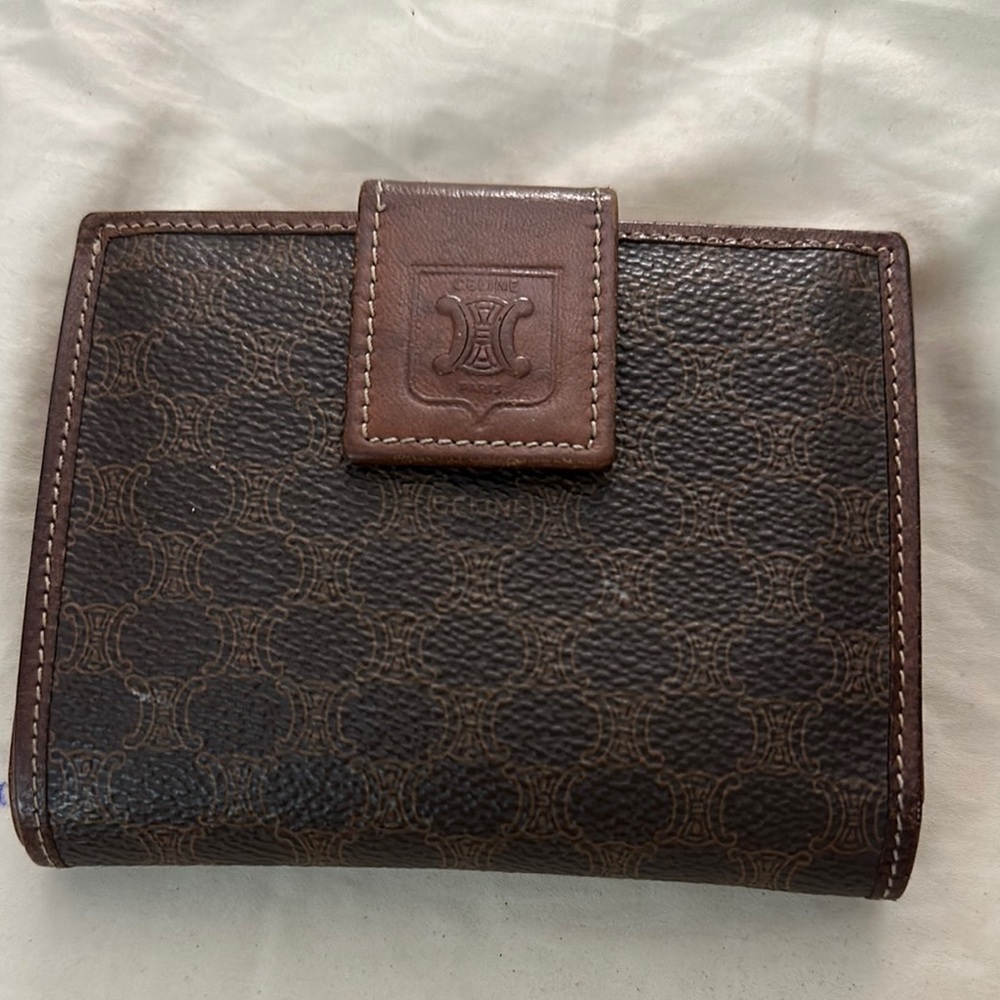 Celine Tan Leather Wallet